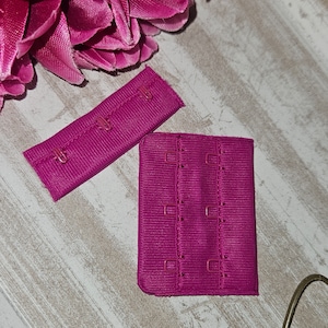 BH Verschluss 3x2 reihen- Verschlüsse für Body und Bralette-Verschluss 55mm Pink