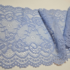 Spitze für Dessous nähen-Elastische Spitze 15 cm breit sehr weich/Coupon spitze 1 meter