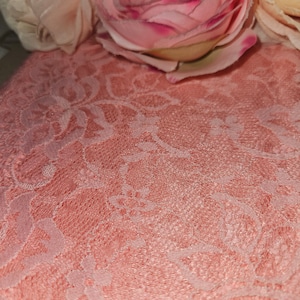 Spitze für Dessous nähen-Elastische Spitze 17cm breit sehr weich /Spitze Rosa