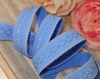 Bretelle de soutien-gorge bleu ciel, bretelle élastique, bandoulière pour soutien-gorge 20 mm