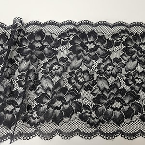 Spitze für Dessous nähen/Elastische Spitze 24 cm breit/Lace Slip und BHs nähen