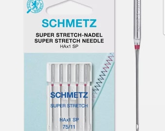 Aghi Schmetz Super Stretch HAx1 Sp 75/11 / ago per macchina da cucire