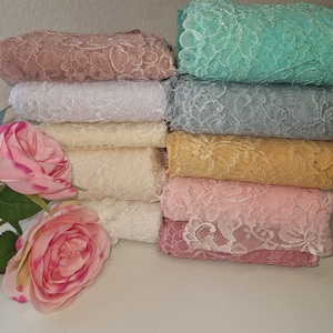 Spitze für Dessous nähen-Elastische Spitze 15cm breit sehr weich