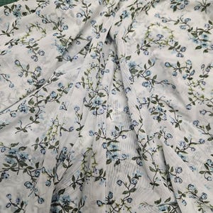 Tyll för underkläder/vit texturerat tyg med blommönster/transparent nät /
