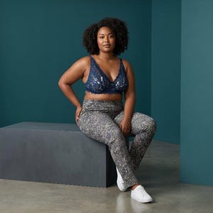 Cartamodello per reggiseno bralette, taglie 80G, 85F, 90E. Cartamodello per reggiseno bralette, formato A3, reggiseno Merle con ferretto.