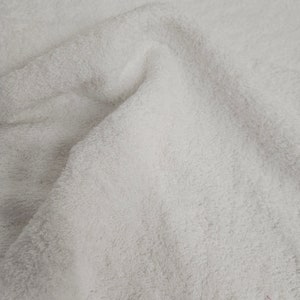 Terry cloth, sold by the meter, terry cloth, cuddly, soft.