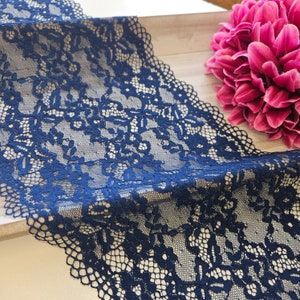 Spitze für Dessous nähen-Elastische Spitze 21,5 cm breit sehr weich