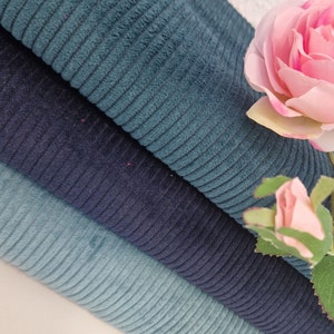 Corduroy fabric, wide corduroy, corduroy fabric, slightly elastic, cotton