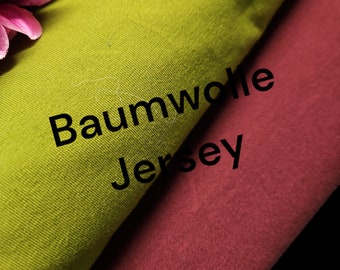 Baumwollejersey in verschiedenen Farben/Jersey/elastische stoffe