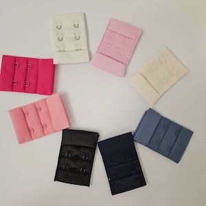 Chiusura del reggiseno 2x3 file_chiusure di vari colori per il corpo e la bralette / cucire le chiusure del reggiseno