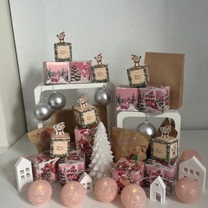 Advent calendar/ Lingerie advent calendar/ Sewing advent calendar/ Sew your own bra and panties! Advent calendar Delux