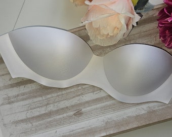 Reggiseno con coppa/reggiseno con inserti a doppia coppa, push-up, bianco/coppa del reggiseno con doppia coppa/