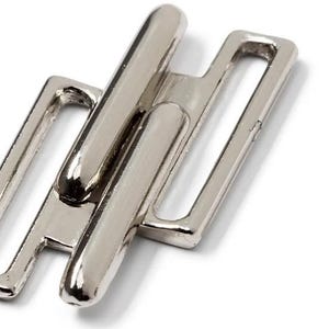 Metallbikiniknäppe - Bikiniknäppe bredd 20 mm, metall / Silverfärgad metallbikiniknäppe 20 mm