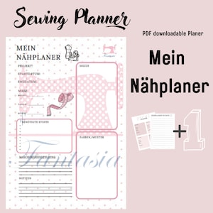 Syplanerare för fantastiska syprojekt, gör-det-själv, min syplanerare, nedladdningsbar som PDF