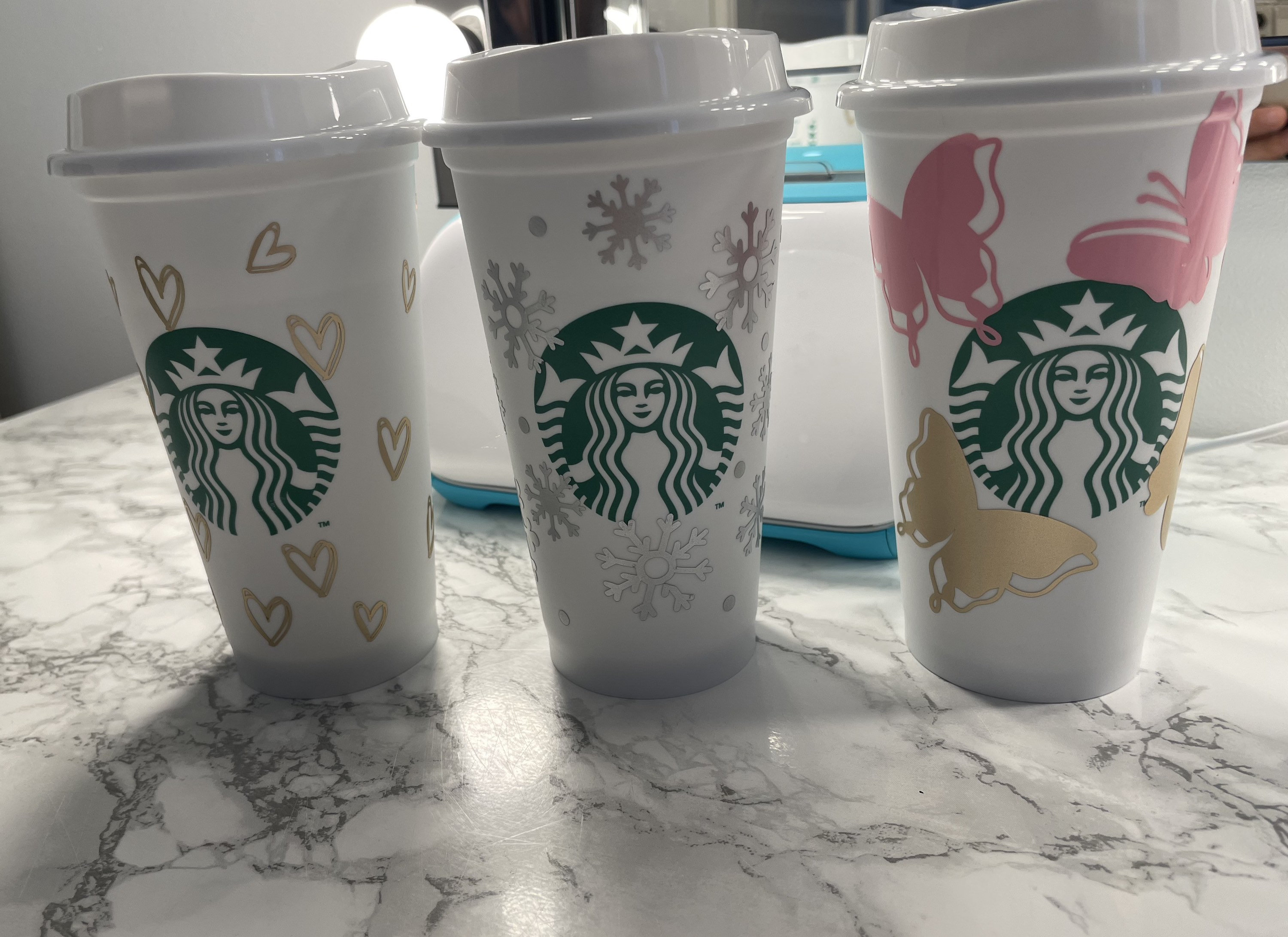 Starbucks Coffee Plastic PVC Vinyl Stickers decal for cups mug 2