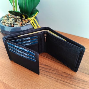 Leder Brieftasche - Personalisierte Brieftasche - Geschenk für Ihn - Minimalistische Brieftasche - Geschenk für Männer - Männer Brieftasche - Karten Brieftasche - Brieftasche Männer - Geldbörsen