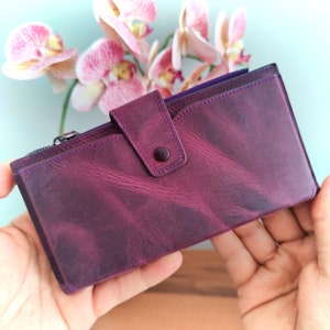 Carteira de couro, presente de dia dos namorados, bolsa feminina, carteira de couro feminina, bolsa de couro, carteira personalizada, carteira de telefone, presente para ela