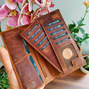 Portefeuille personnalisé, Portefeuille fin en cuir pour femme, Portefeuille en cuir, Portefeuille personnalisé, Portefeuille gravé, Cadeau personnalisé, Cadeau pour maman, Portefeuille prénom