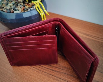 Leather Wallet - Personalized Wallet - Gift For Him - Minimalist Wallet - Gift For Men - Men Wallet - Card Wallet - Wallet Men - Wallets