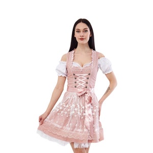 Trachten Dress/Folk Dress /German Dress/Women's German Dirndl Dress Costumes 3 Pieces for Oktoberfest Carnival
