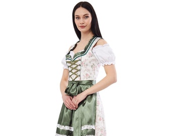 Trachten Dress/Folk Dress /German Dress/Women's German Dirndl Dress Costumes 3 Pieces for Oktoberfest Carnival