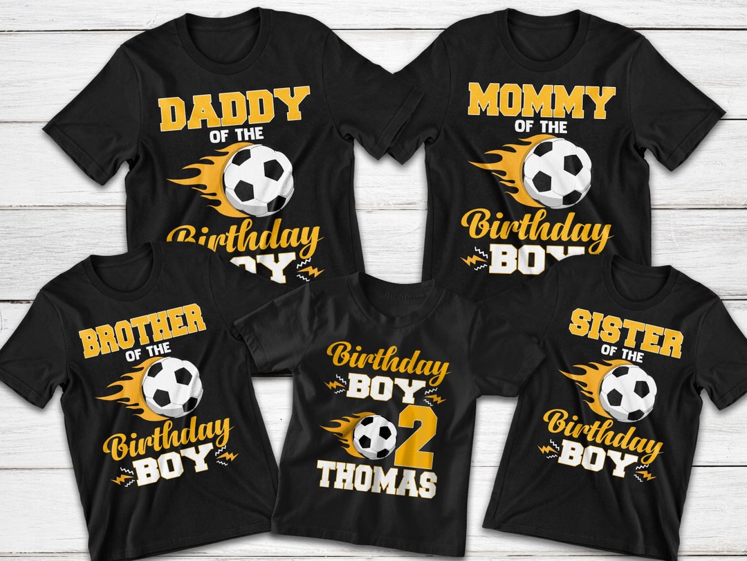 Soccer Birthday Shirts, Matching Soccer Birthday Shirts, Birthday Boy