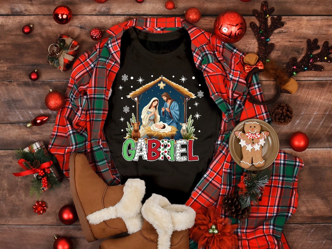 Nativity Scene Shirt Nativity Shirt Christmas Etsy