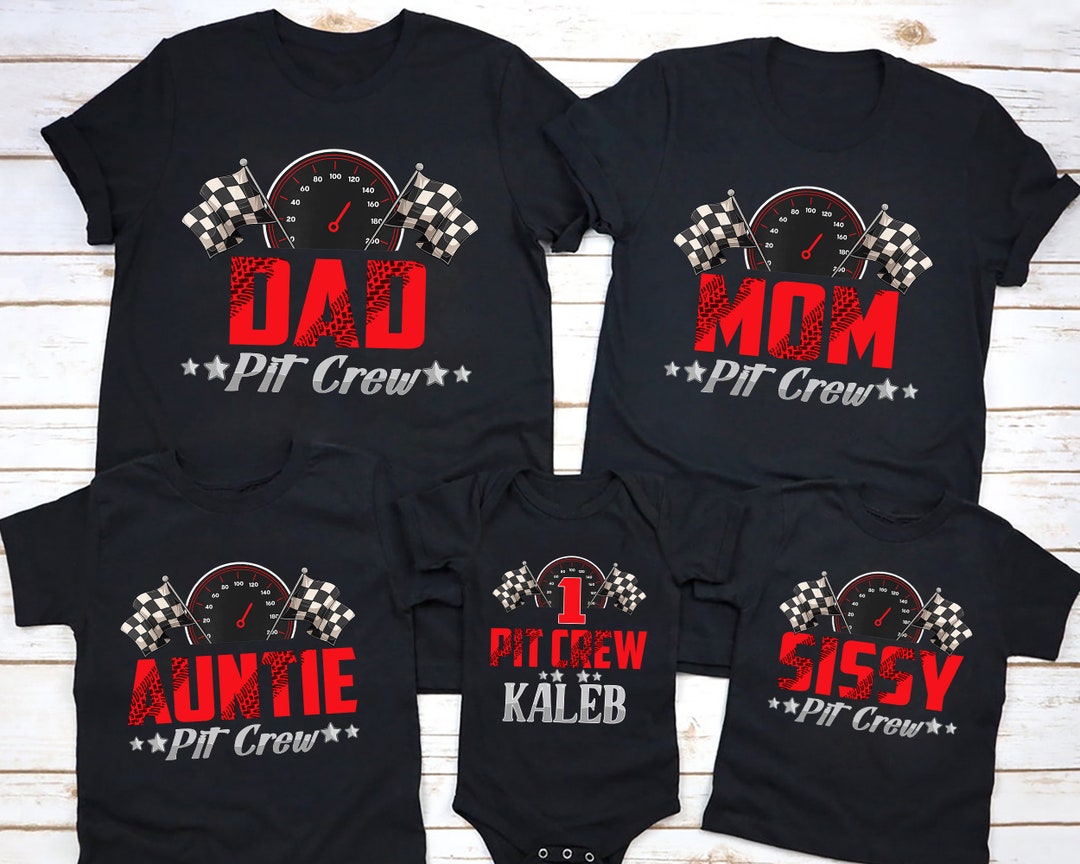 Custom Family Birthday Shirts, Pit Crew Family Shirts, Family ...