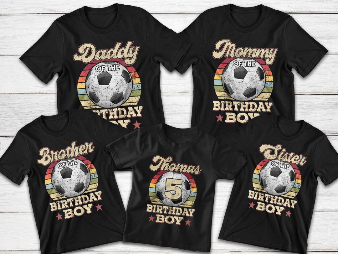 Soccer Birthday Shirts, Matching Soccer Birthday Shirts, Birthday Boy