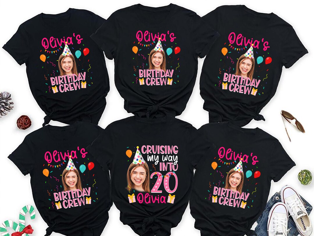 Custom Face Birthday Shirt, Birthday Photo Shirts, Face Shirt, Custom Photo Shirt, Funny