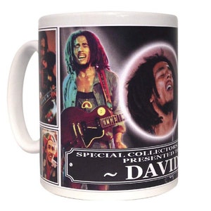 Bob M Reggae Personalised Icon Gift Mug