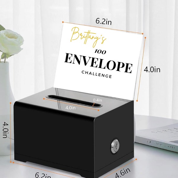 100 Savings Challenge Money Box | 100 Envelope Challenge Box | 100 Cash Envelope Box| 100 Envelope Challenge Kit