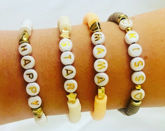 Pulsera de cuentas Heishi