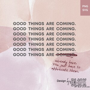 Plot file &quot;Good things are already here.&quot;