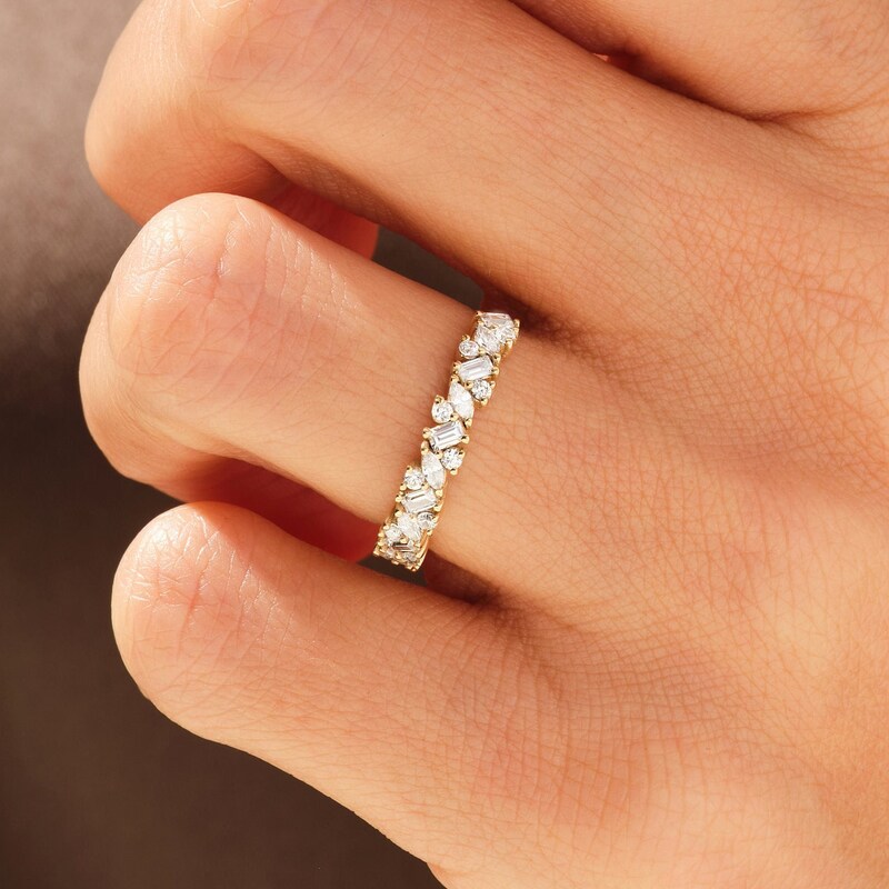 Multi Diamond Ring - Etsy