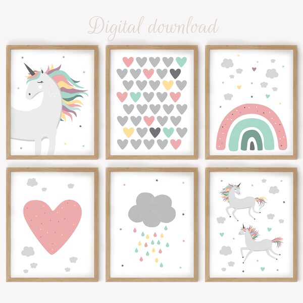 Unicorn Girls Room Decor - Etsy