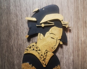 Imán decorativo Geisha