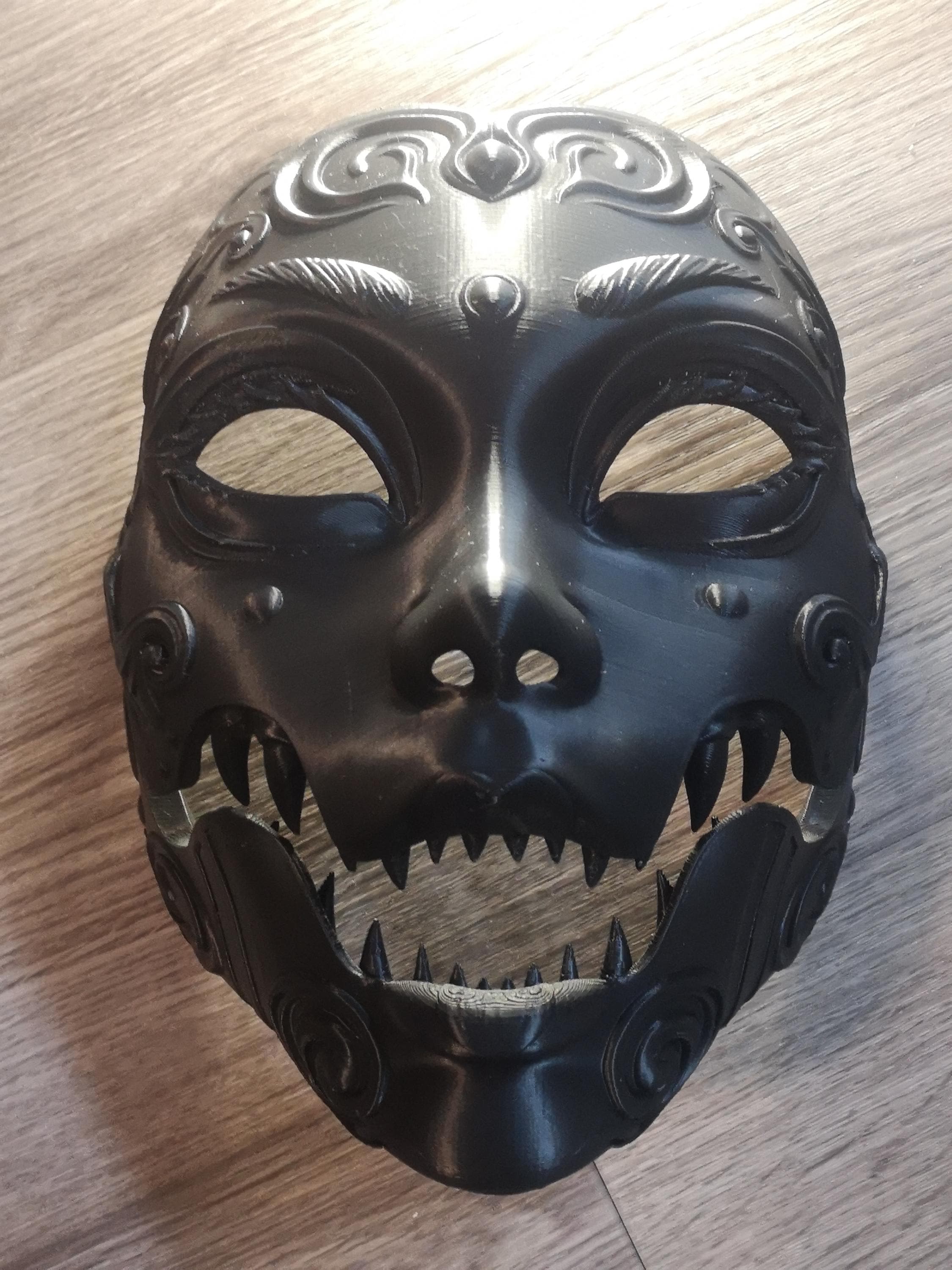 Geisha Mask, Movable Jaw Japanese Mask - Etsy