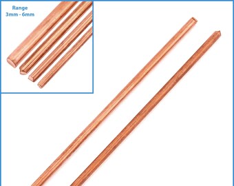 以下が含まれることがあります： 2本の銅棒、1本は直径3mm、もう1本は直径6mm。範囲: 3mm - 6mm