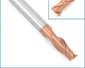 6mm HRC55 Tungsten Carbide TiAlN Coated 2 Flute End Mill High Hardness Shank Edge Cutter Circle Round Router Bit Precision Milling Radii