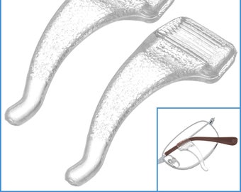 24 paia di naselli adesivi per occhiali, naselli in silicone antiscivolo a forma di D, naselli