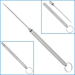 1 pz 1,5 mm di diametro in titanio Pick ago con punta conica per saldatura non magnetico antiaderente punta affilata resistente al calore strumento per la fabbricazione di gioielli
