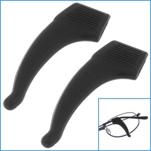 以下が含まれることがあります： 黒いシリコン製の眼鏡の鼻パッド2個。パッドは鼻の橋にフィットするように設計されており、眼鏡を所定の位置に保つのに役立ちます。