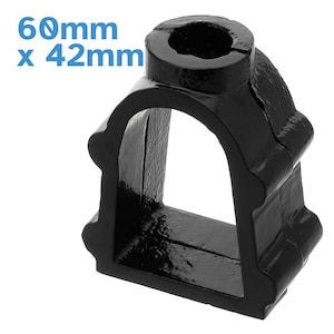 60 mm x 42 mm x 34 mm Traditionell järnsandgjutningsformkolv för alla typer av slipning, gjutgjutningstratt, flytande metallbearbetning, stiftverktygssats