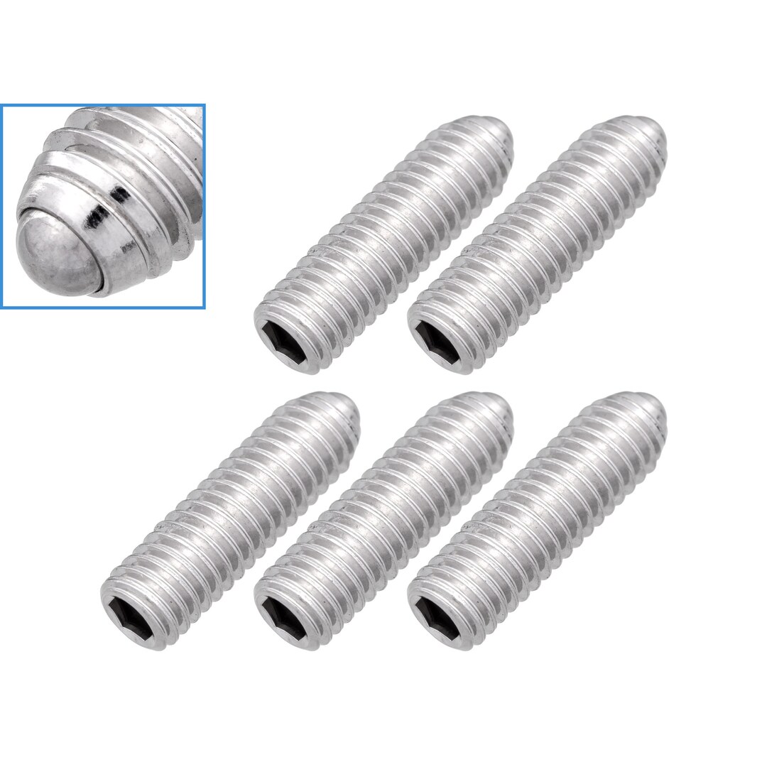 1 pc M10 Filetage 6mm Indexation Ressort Piston Avec Anneau De Traction En Acier Inoxydable Rétractable Verrouillage Chargé Boulon Goupille Fileté Index Accessoires - France