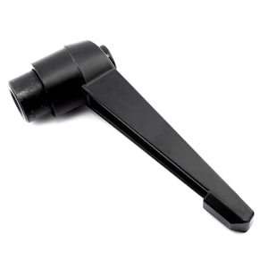 Puede incluir: Una palanca de accionamiento de plástico negro con una perilla redonda. La palanca está diseñada para usarse con maquinaria o equipos.