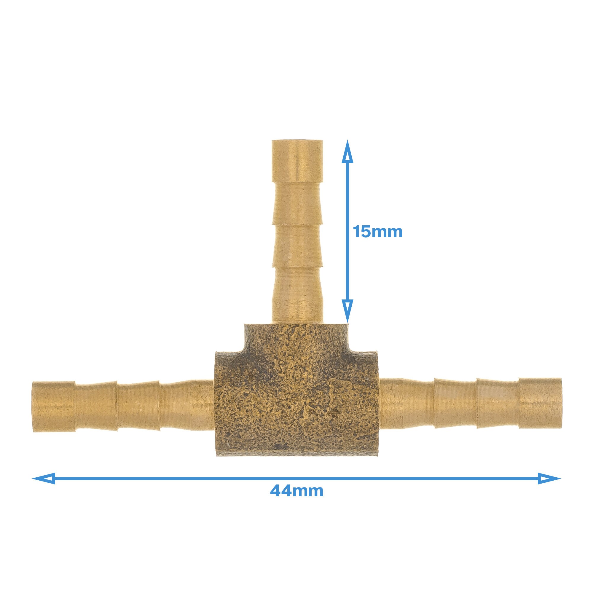 1 Pz Raccordo For Tubo In Ottone 4mm-19mm Hose Barb Tail 1/8 "1/4 - Foto 7