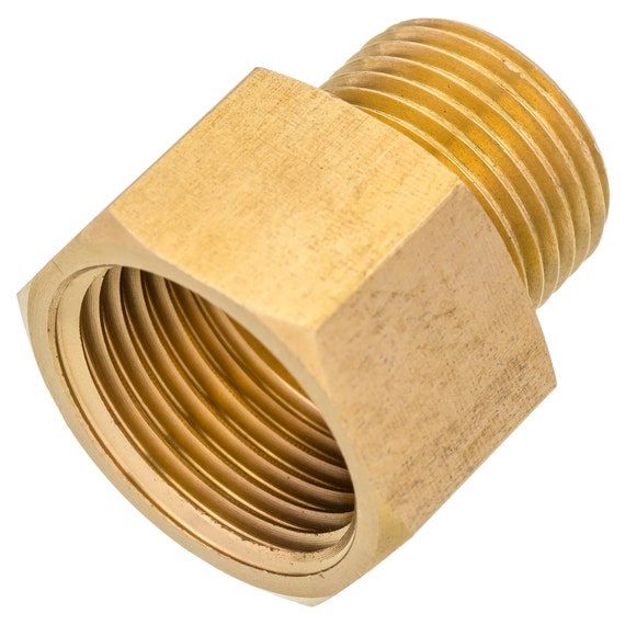 1 pz Ottone 2 Vie Riduttore Tubo Dritto Barb Raccordo Spinato Riduttore Adattatore Connettore Accoppiatore Rame per Aria Carburante Gas Acqua-CN,5mm-8mm Barb