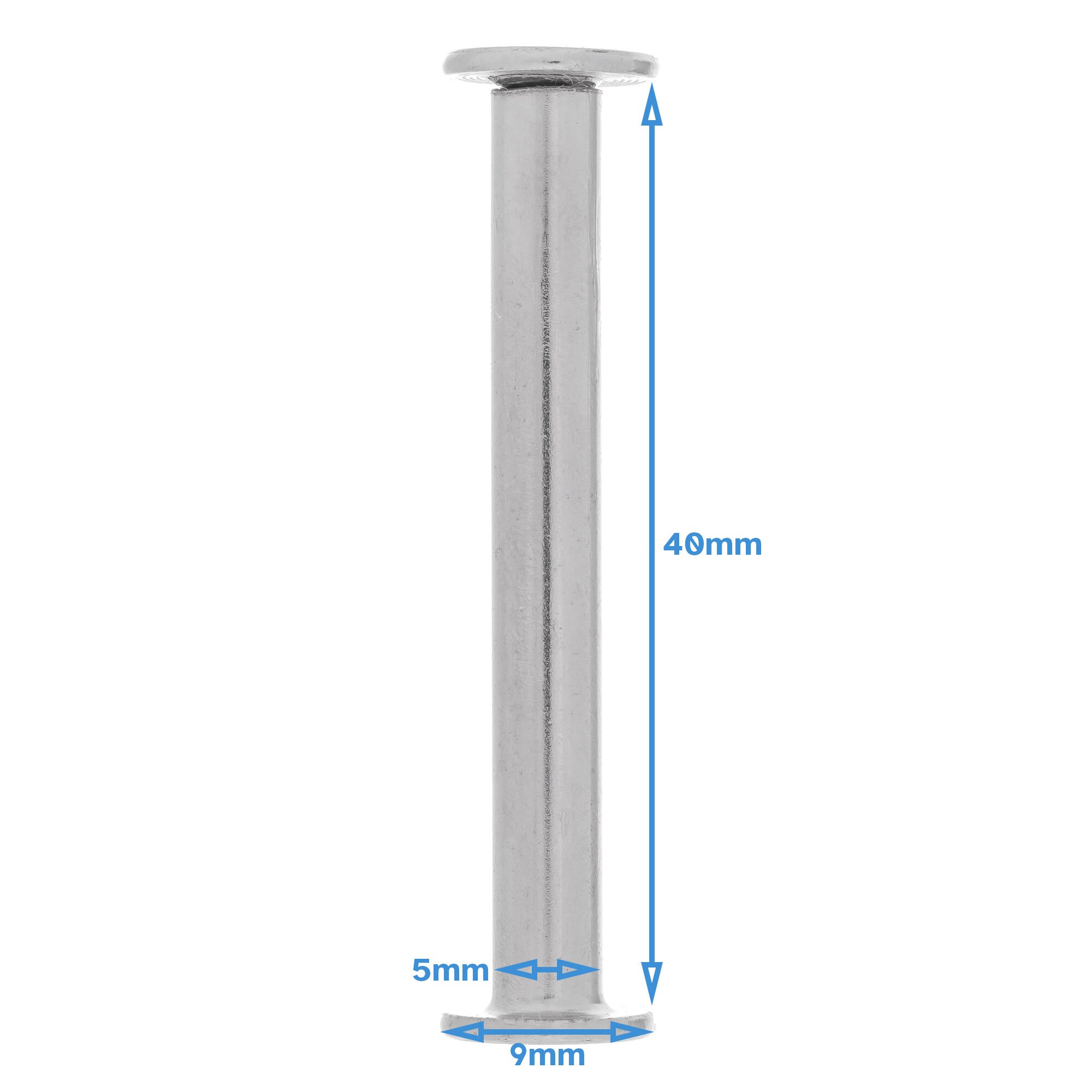 5 Sets 40mm X 5mm Chicago Bookbinding Screws Nickel Plated Phillips ...