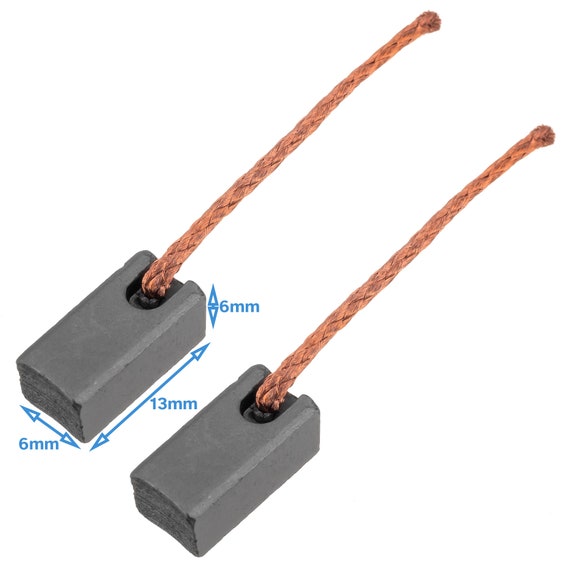 2pcs Carbon Brush 6mm x 8mm x 18mm Wiper Repair Replacement Part Car